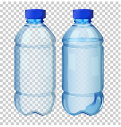 Set of green liquid in bottle Royalty Free Vector Image