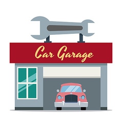 Garage design Royalty Free Vector Image - VectorStock