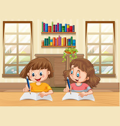 Cartoon Homework Vector Images Over 12 000