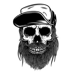 Skull with Beard Vector Images (over 5,200)