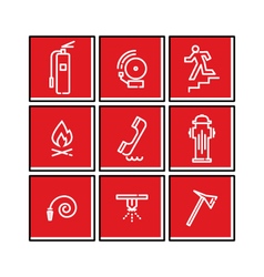 Fire safety Royalty Free Vector Image - VectorStock