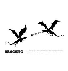 Dragon Silhouette Vector Images Over 5 400