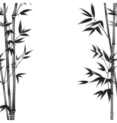 Ink paint bamboo Royalty Free Vector Image - VectorStock