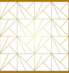 Golden lines geometric seamless pattern Royalty Free Vector