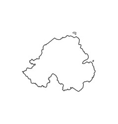 Outline Map of Northern Ireland Vector Images (over 150)