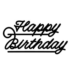 Birthday Calligraphy Handmade Happy Lettering Vector Images (over 140)