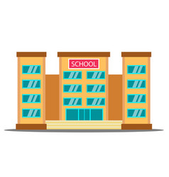 School Building Modern Education City Royalty Free Vector