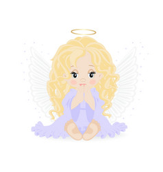 Little angel Royalty Free Vector Image - VectorStock