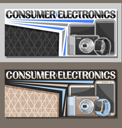 Electronics store text neon label Royalty Free Vector Image