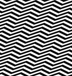 Seamless black and white chevron pattern Vector Image