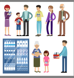 Dairy Aisle Royalty Free Vector Image Vectorstock Dairy Aisle Royalty Free Vector Image Vectorstock