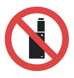 No vape icons Royalty Free Vector Image - VectorStock