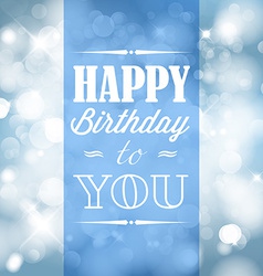 Happy birthday retro Royalty Free Vector Image