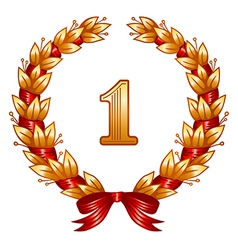 Wreaths vintage color Royalty Free Vector Image