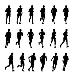 Athlete sport template set Royalty Free Vector Image