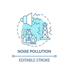 Noise pollution abstract concept Royalty Free Vector Image