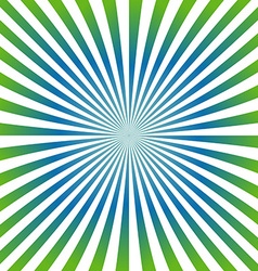 Green blue retro ray design background Royalty Free Vector