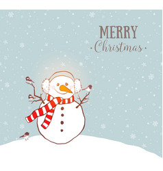 Merry christmas cute kawaii character Royalty Free Vector