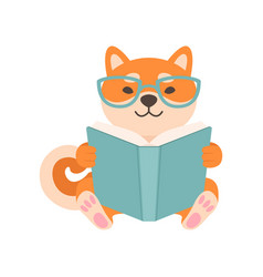 Arthwick Store Funny Photograph of a Dog Reading a Book with Glasses Pendant Necklace