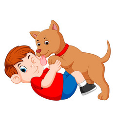Young Teen Dog Lick