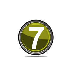 Number Seven Logo 7 Royalty Free Vector Image Vectorstock Number Seven Logo 7 Royalty Free Vector Image Vectorstock