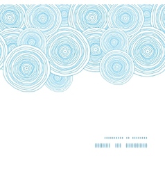 Doodle circle water texture vertical border Vector Image