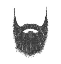 Grey Charater Beard /& Moustache Naval Nordic Captain Sea Dog Old Wise Man