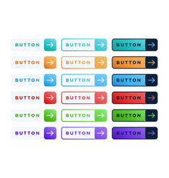 Interface slider red bar with round metal button Vector Image