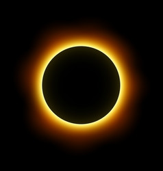 Eclipse And Light Rays Royalty Free Vector Image Eclipse And Light Rays Royalty Free Vector Image