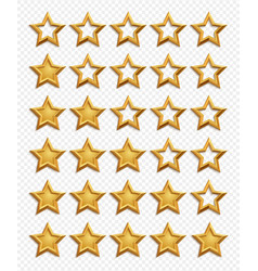 Five stars rating concept positive customer Vector Image