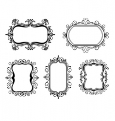 Vintage frames Royalty Free Vector Image - VectorStock