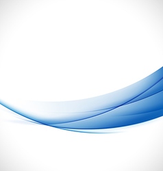 Abstract elegant blue curve background Royalty Free Vector