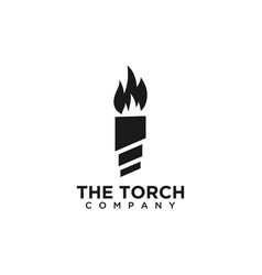 Law Torch Logo Designs Royalty Free Vector Image