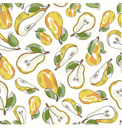 Cherry seamless pattern Royalty Free Vector Image