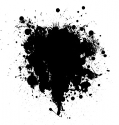 Abstract ink splat Royalty Free Vector Image - VectorStock