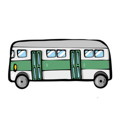 School bus icon on white background Royalty Free Vector