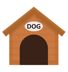 Dog House Royalty Free Vector Image - Vectorstock