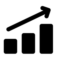 Growth chart Royalty Free Vector Image - VectorStock