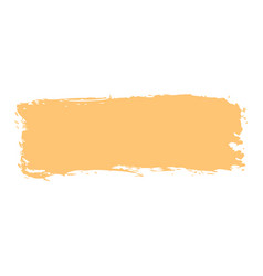 Yellow paint brushstroke Royalty Free Vector Image