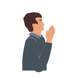 Praying hands Royalty Free Vector Image - VectorStock