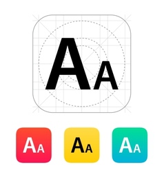 Paper small letters Royalty Free Vector Image - VectorStock