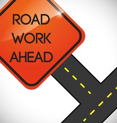 road works ahead icon