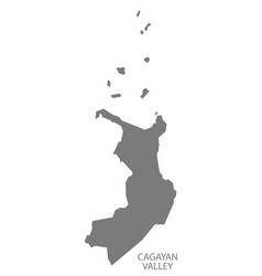 Philippines map labelled black Royalty Free Vector Image