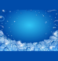 Ice cubes Royalty Free Vector Image - VectorStock