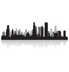 Columbus usa city skyline silhouette Royalty Free Vector