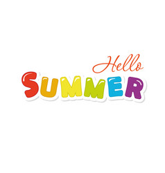 Hello august summer abstract background Royalty Free Vector