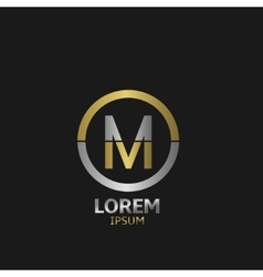 Letter M Royalty Free Vector Image - VectorStock