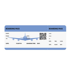 Pink boarding pass Royalty Free Vector Image - VectorStock