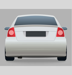Car template on white background hatchback Vector Image