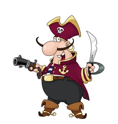 Pirate With A Beer And A Sign Royalty Free Vector Image